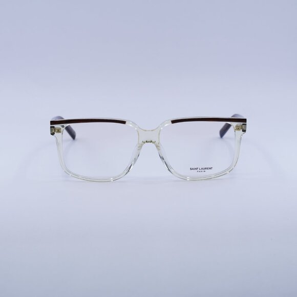 🕶️ New Saint Laurent SL599OPT 004 Eyeglasses - Dark Brown Frame 58mm - Picture 4 of 12